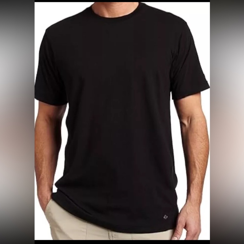 BLACK ICE  TEE CREW STRETCH T-SHIRT BLACK SIZE L